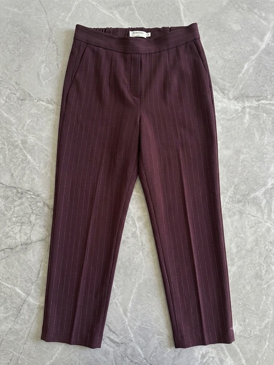 Aritzia Pants - Aritzia Babaton Conan - Maroon Striped Dress Pants - Size 4